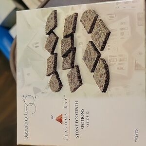 NIB Department 56 "Stone Footpatch Sections" Seasons Bay Series